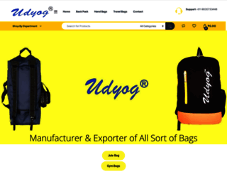 udyogbags.com screenshot