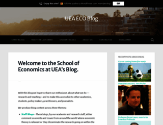 ueaeconomics.wordpress.com screenshot