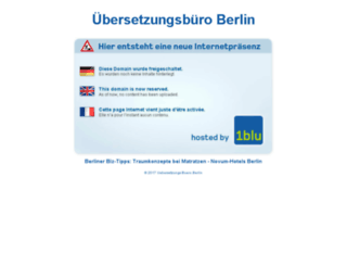 uebersetzungs-buero.berlin screenshot