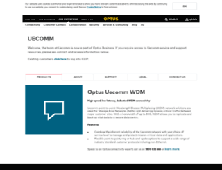 uecomm.com.au screenshot