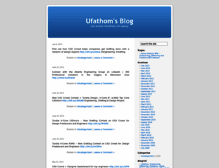 ufathom.wordpress.com screenshot