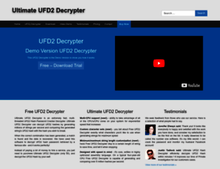 ufd2decrypter.com screenshot