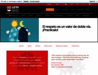 ufm.edu screenshot