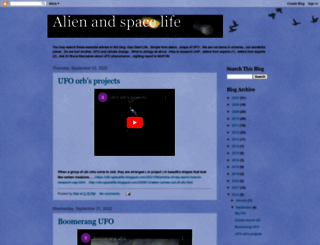 ufo-spacelife.blogspot.co.nz screenshot