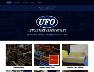 ufofabrics.com screenshot