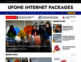 ufone-internet-packages.com screenshot