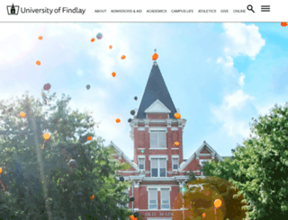 ufonline.findlay.edu screenshot