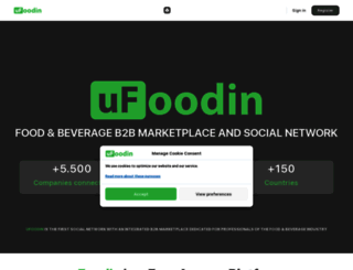 ufoodin.com screenshot