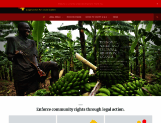uganda.action4justice.org screenshot