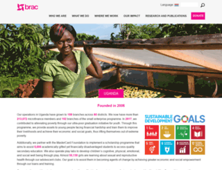 uganda.brac.net screenshot
