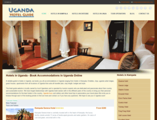ugandahotelguide.com screenshot