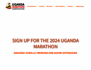 ugandamarathon.com screenshot