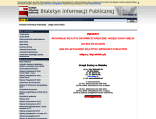 ugbielsk.bip.org.pl screenshot