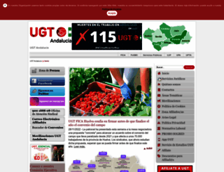 ugt-andalucia.com screenshot