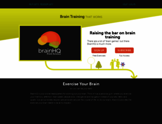 uhc.brainhq.com screenshot