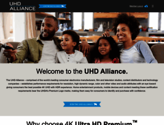 uhdalliance.org screenshot