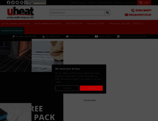 uheat.co.uk screenshot