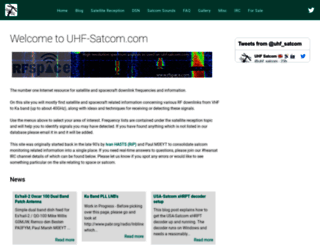 uhf-satcom.com screenshot