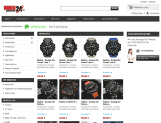 uhrenplanet24.de screenshot