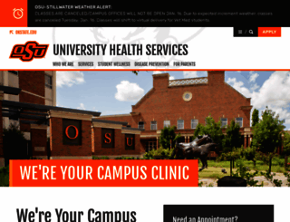 uhs.okstate.edu screenshot