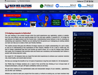 ui-designing-companies-in-hyderabad.ruchiwebsolutions.com screenshot