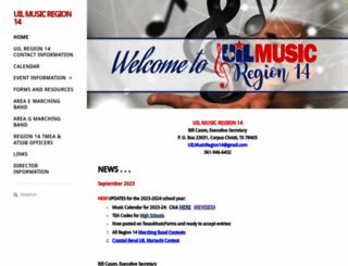 uilmusicregion14.org screenshot