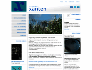 uitgeverijxanten.nl screenshot