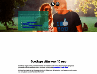 uitvooreentientje.nl screenshot