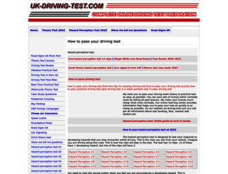 uk-driving-test.com screenshot