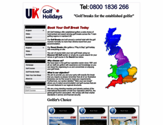 uk-golf-holidays.com screenshot