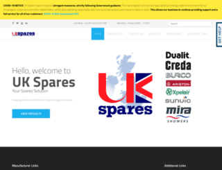 uk-spares.com screenshot