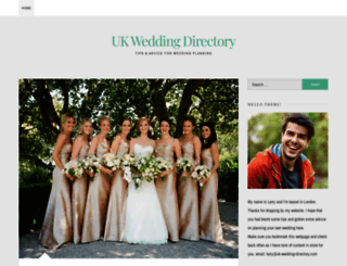 uk-wedding-directory.com screenshot