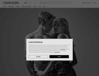 uk.calvinklein.com screenshot