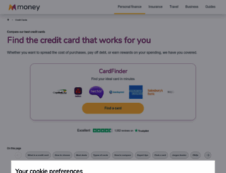 uk.creditcards.com screenshot