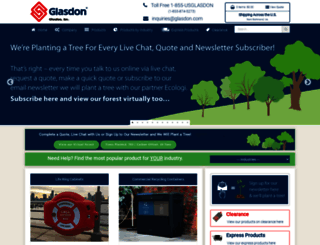 uk.glasdon.com screenshot