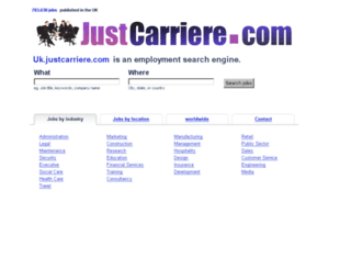 uk.justcarriere.com screenshot