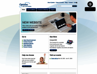 uk.optelec.com screenshot