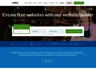 uk.webs.com screenshot
