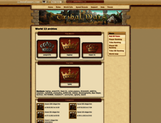 uk13.tribalwars.co.uk screenshot