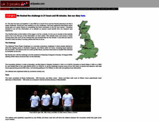 uk3peaks.com screenshot