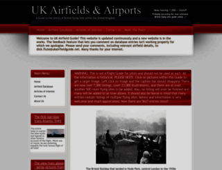 ukairfieldguide.net screenshot