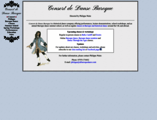 ukbaroquedance.com screenshot