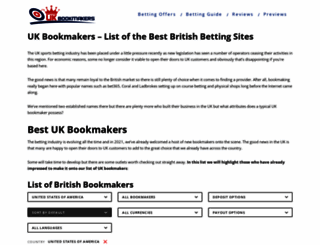 ukbookmakers.info screenshot