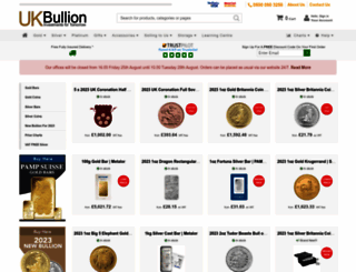 ukbullion.com screenshot