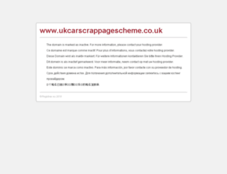 ukcarscrappagescheme.co.uk screenshot