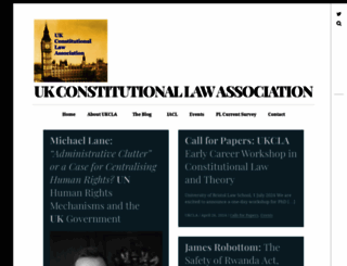 ukconstitutionallaw.org screenshot