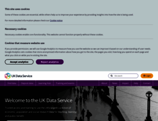ukdataservice.ac.uk screenshot