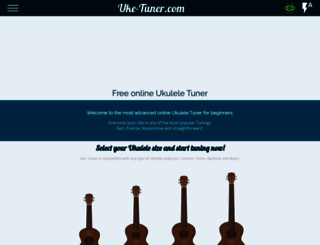 uke-tuner.com screenshot