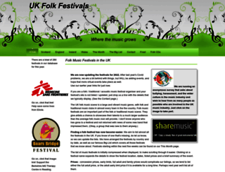 ukfolkfestivals.co.uk screenshot