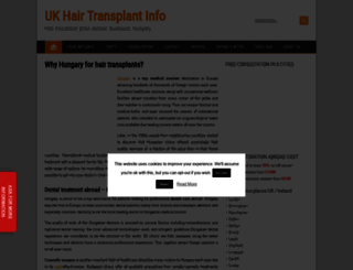 ukhairtransplant.info screenshot